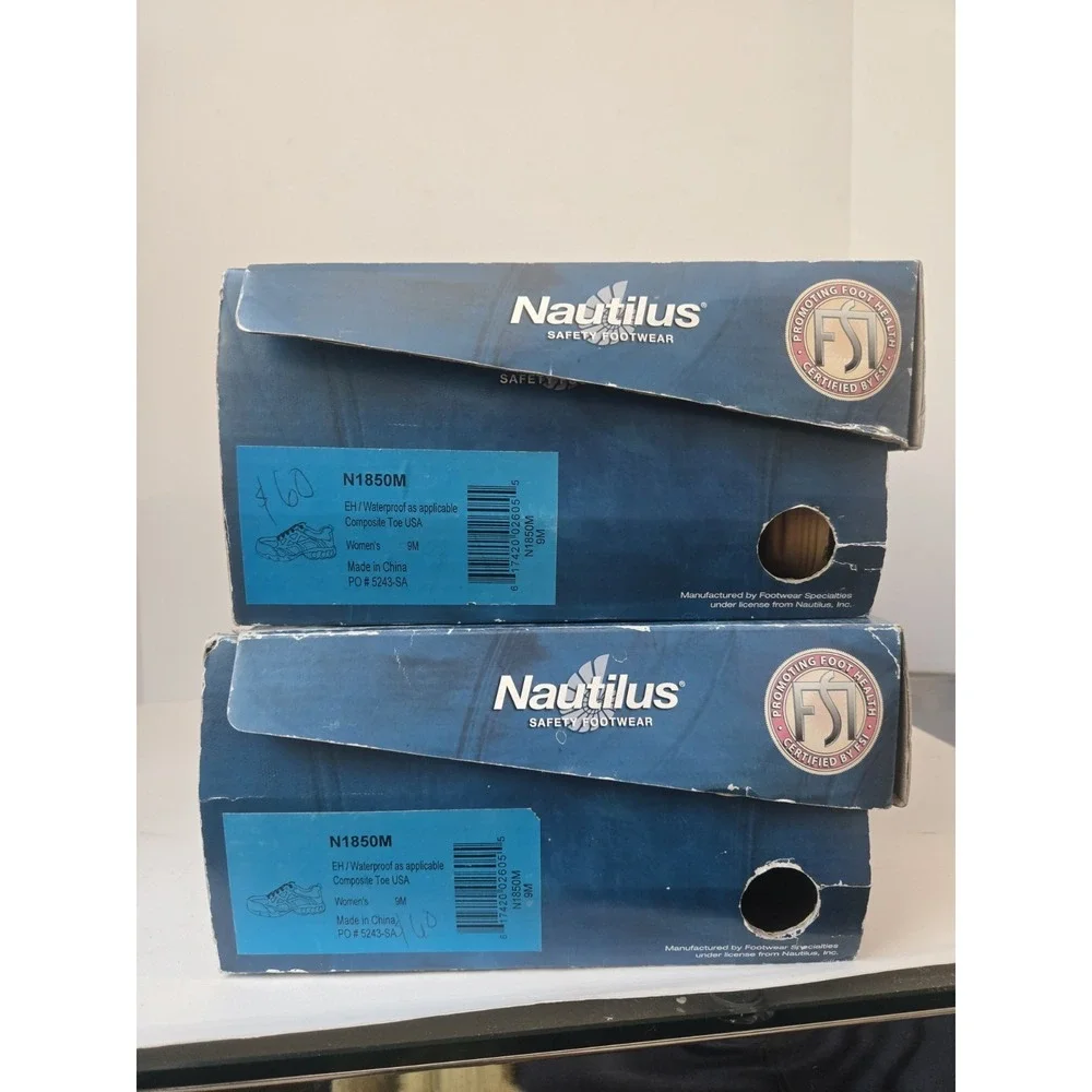 Nautilus Womens waterproof composite‎ toe work safety shoes N1850 sz 9